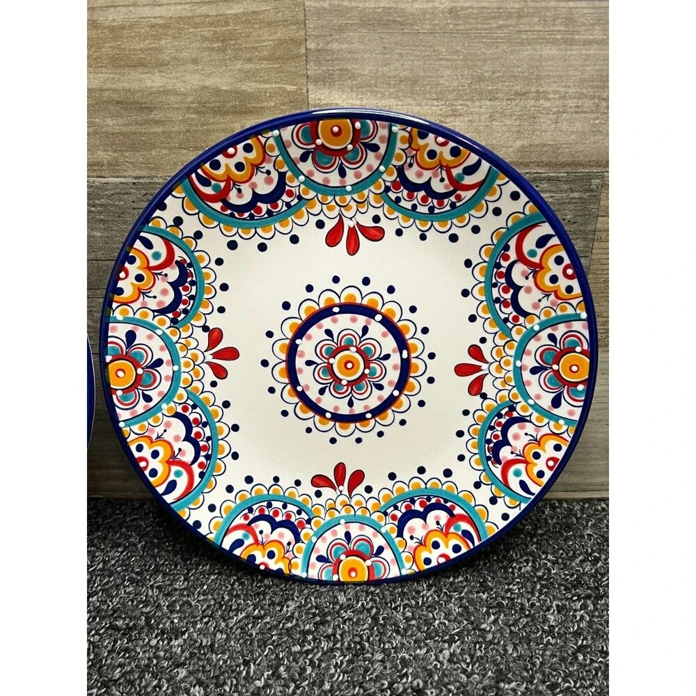 Dash of That - Ellie - Boho Style Salad Plate - 8 1/2” - Lot of 2